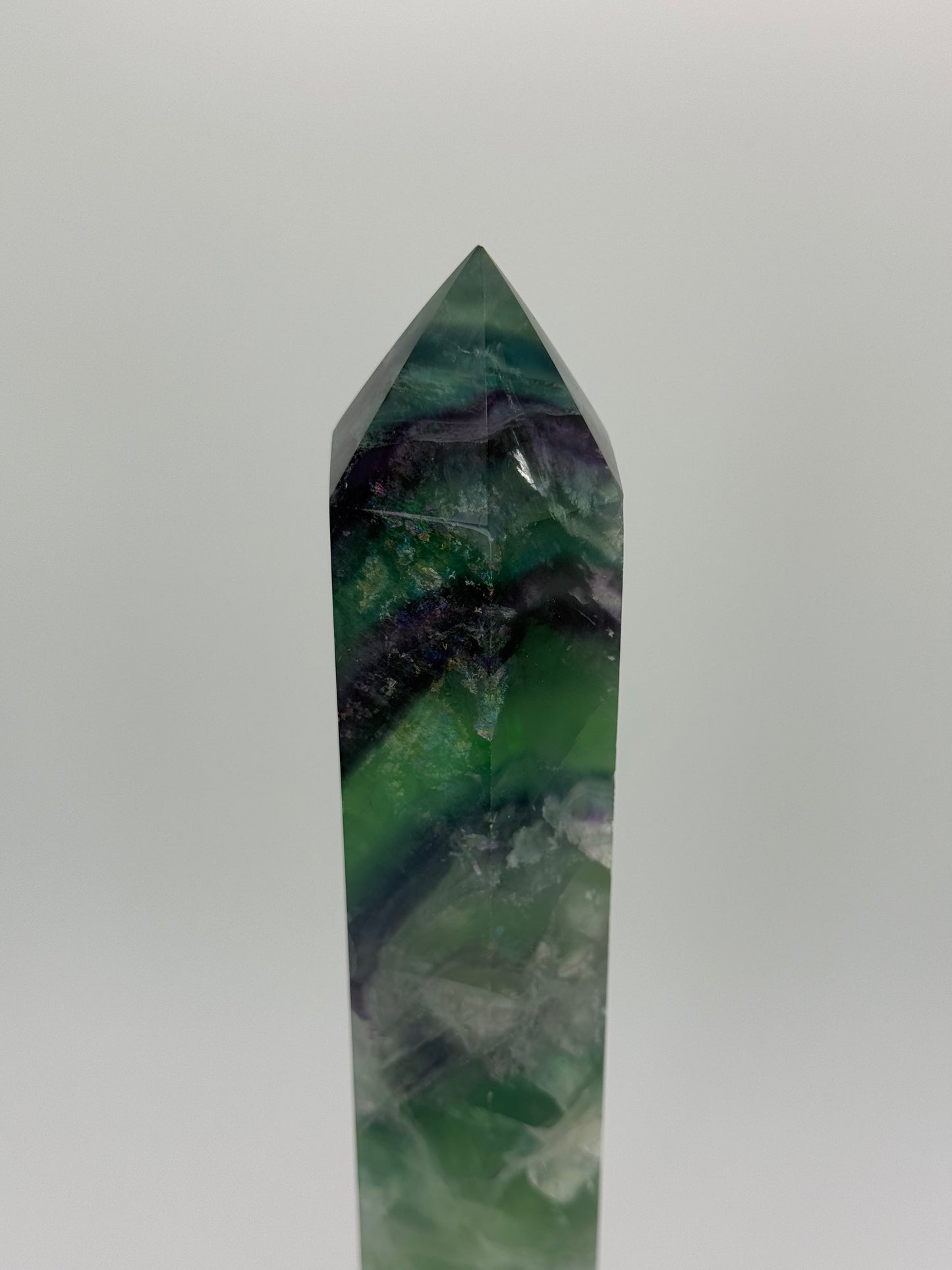 Rainbow Fluorite Statement Tower