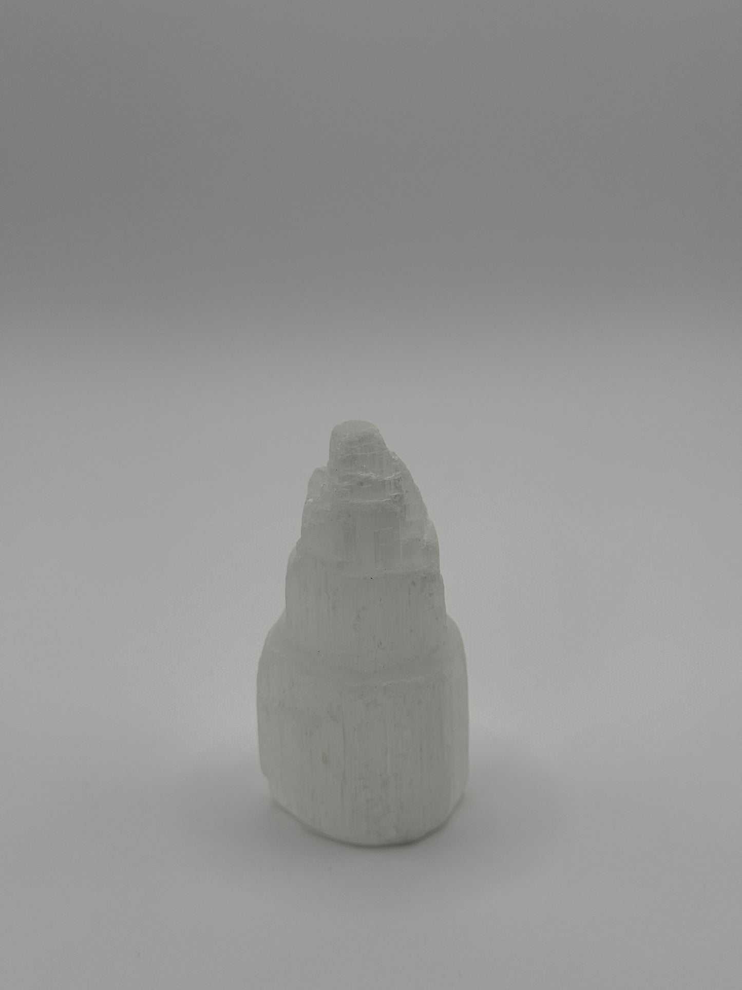 Satin Spar Selenite Mini Tower