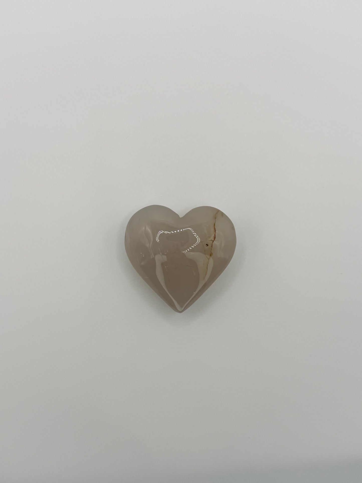 Mini Green Flower Agate Hearts
