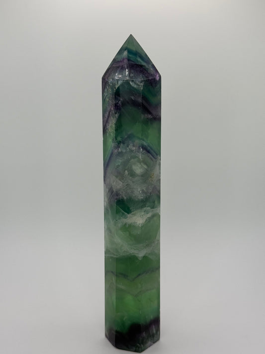 Rainbow Fluorite Statement Tower