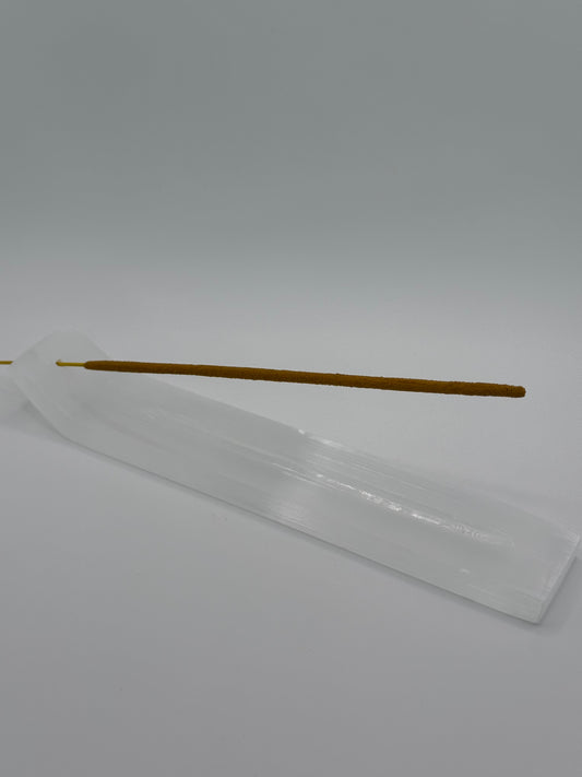 Selenite Incense Holder