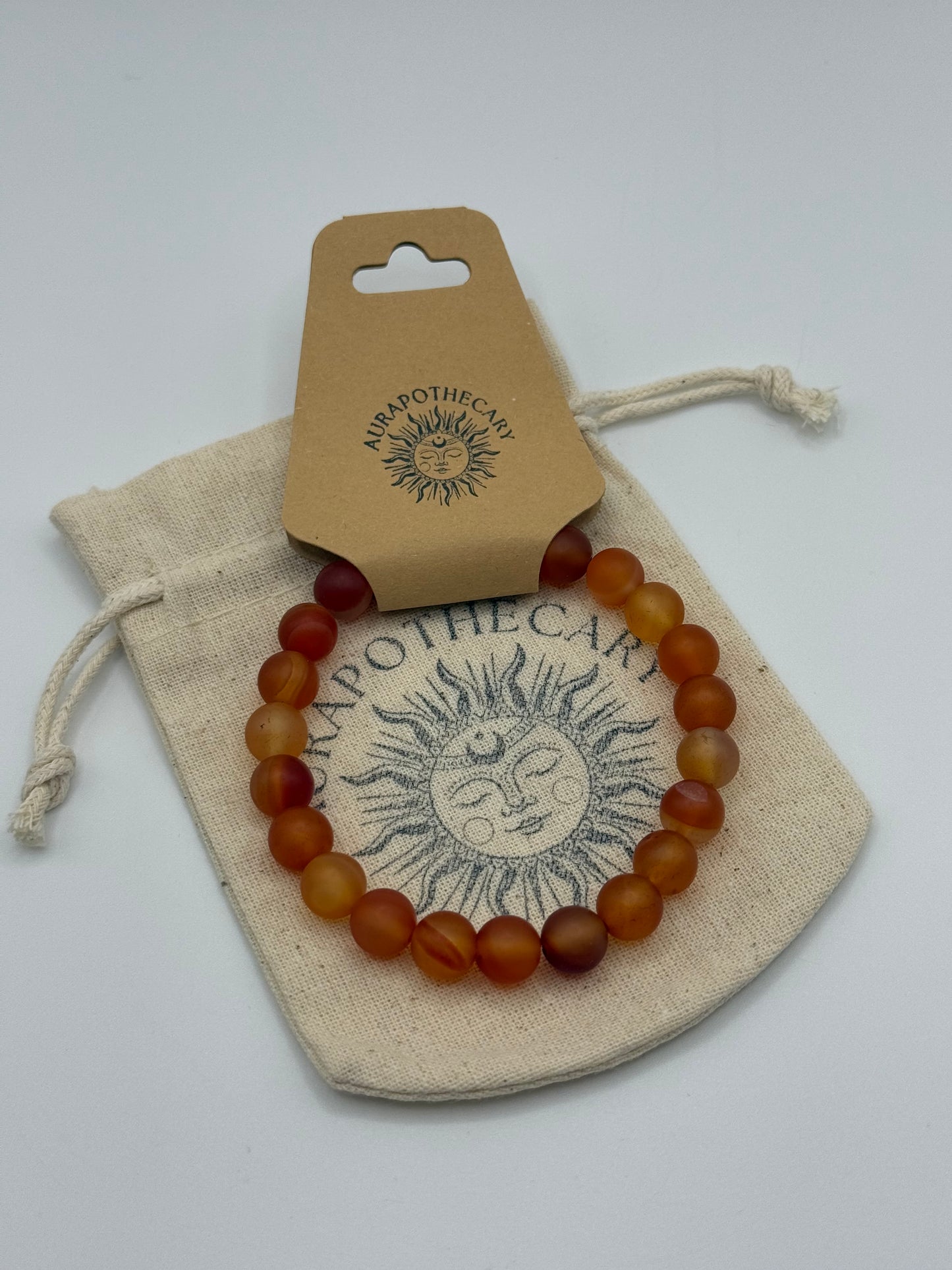Vitality | Carnelian Bracelet (Matte)