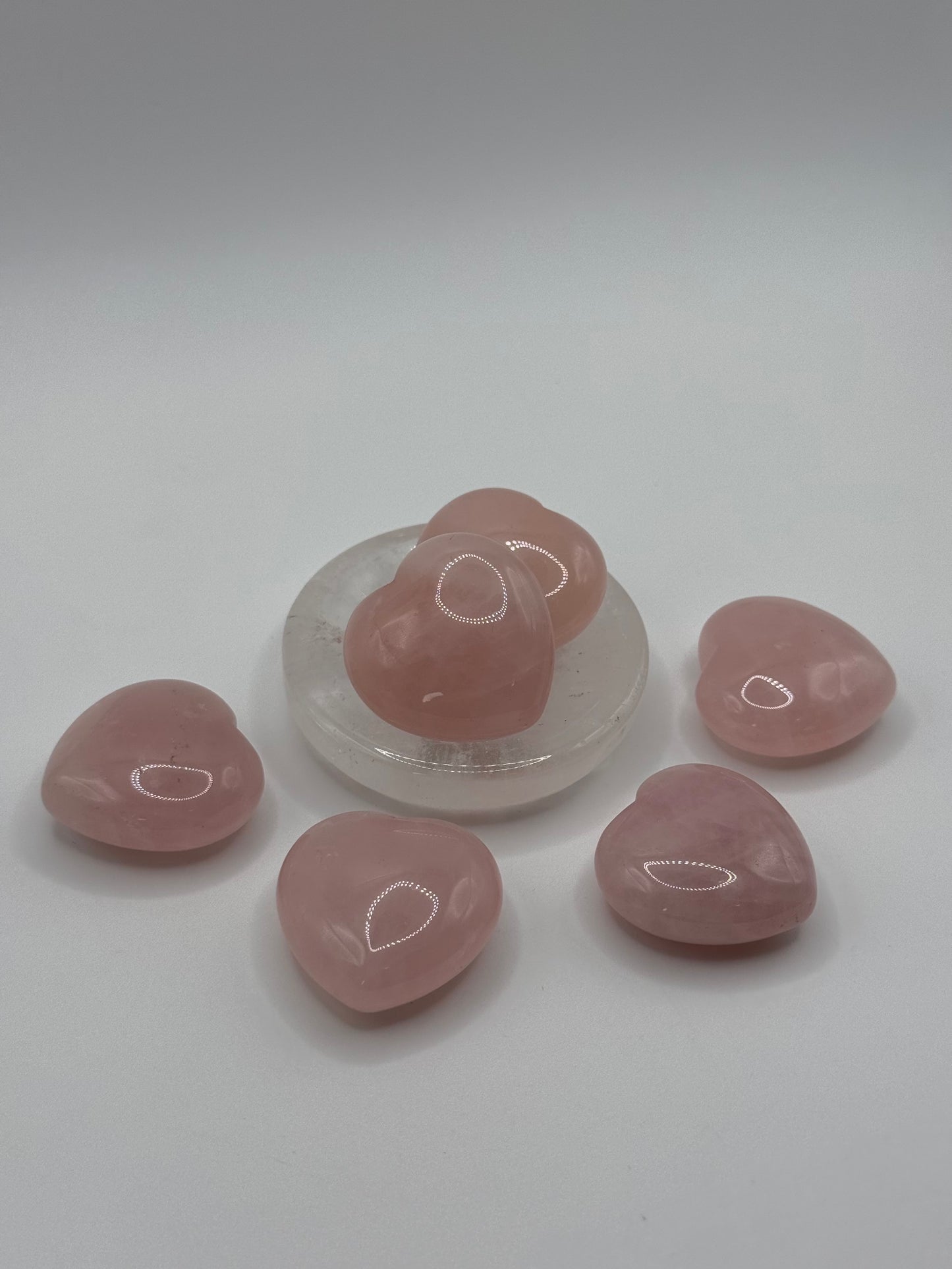 Mini Rose Quartz Heart