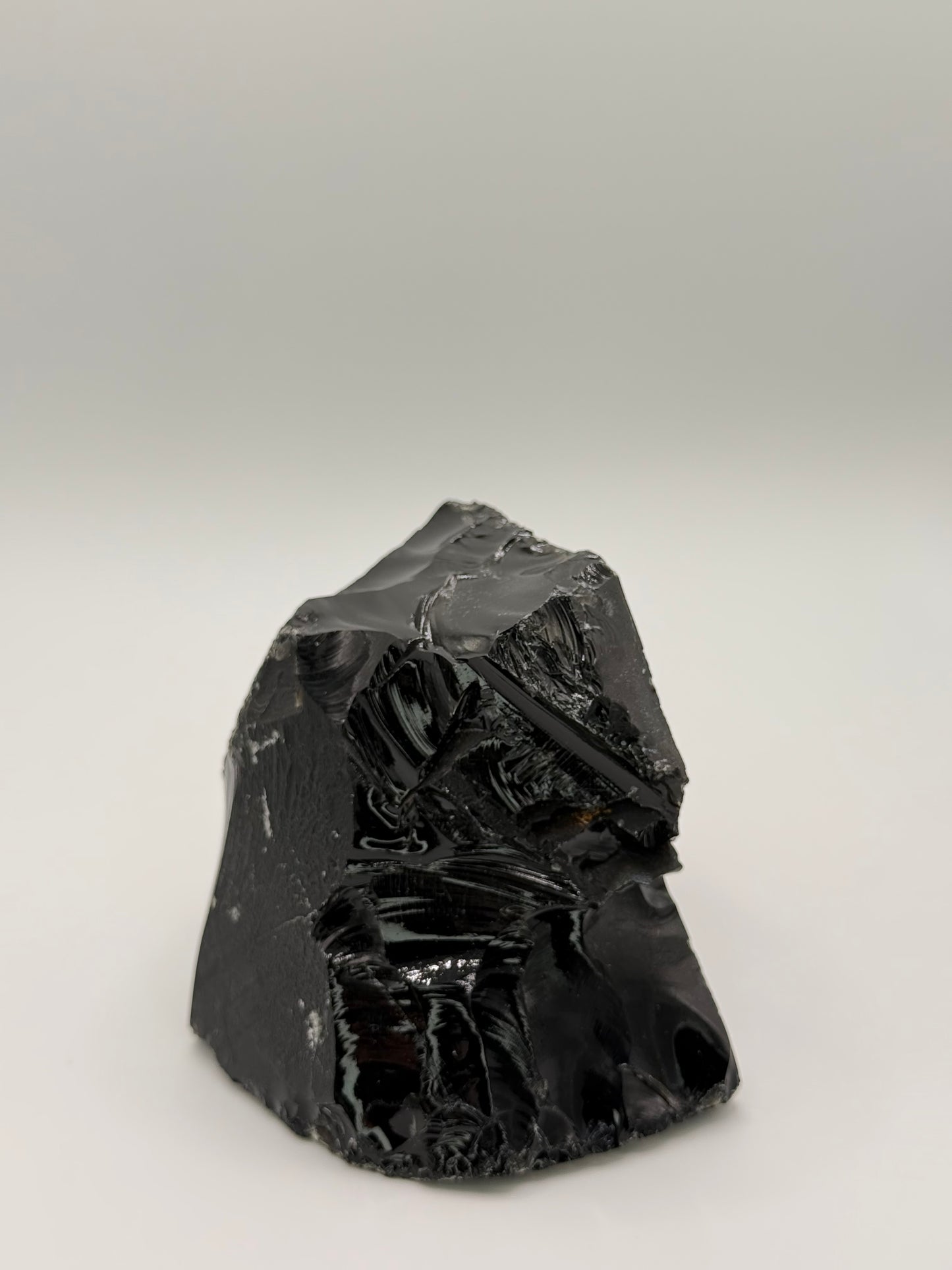 Raw Black Obsidian