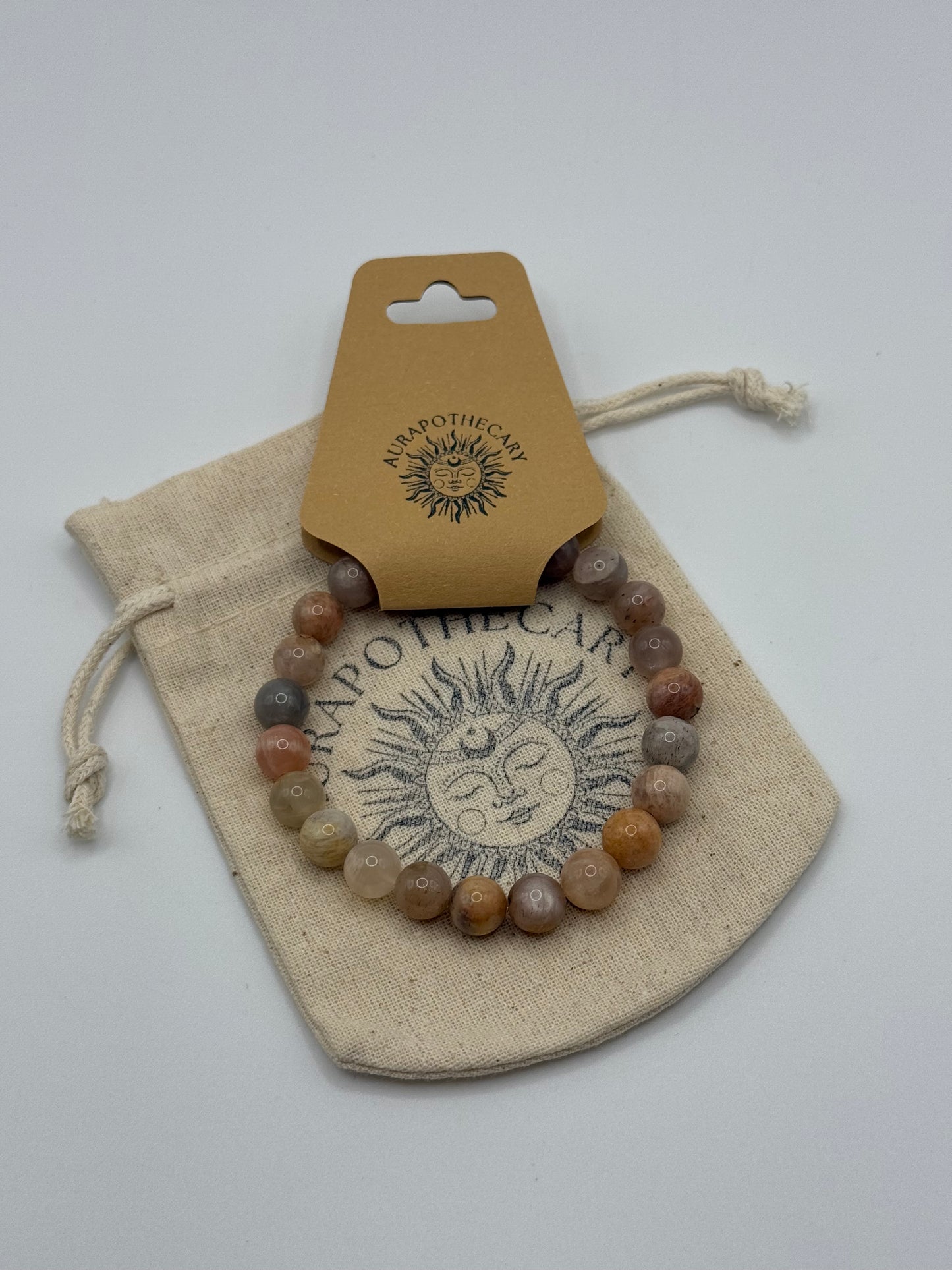 New Beginnings | Peach Moonstone Bracelet