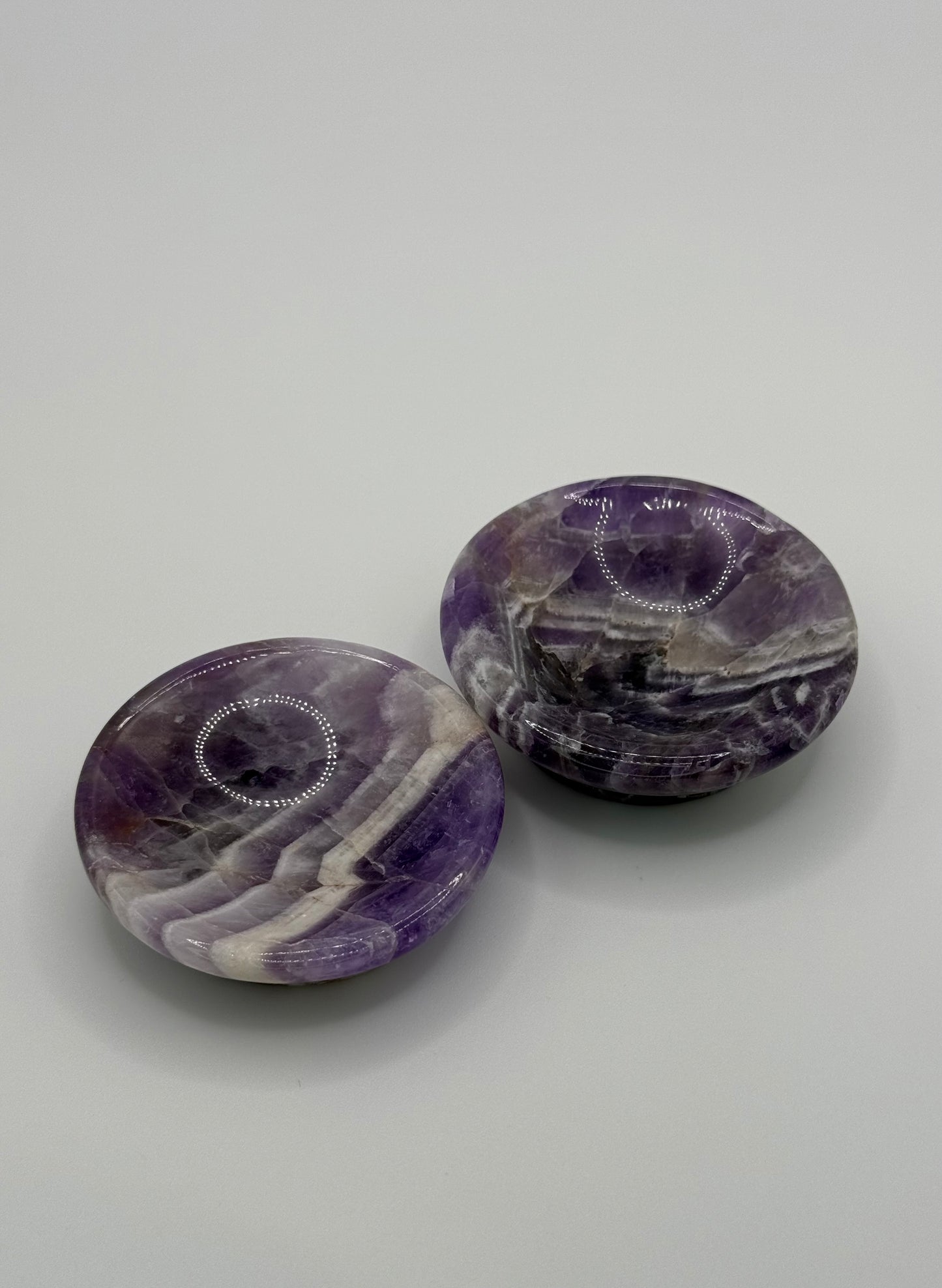 Chevron Amethyst Mini Bowls