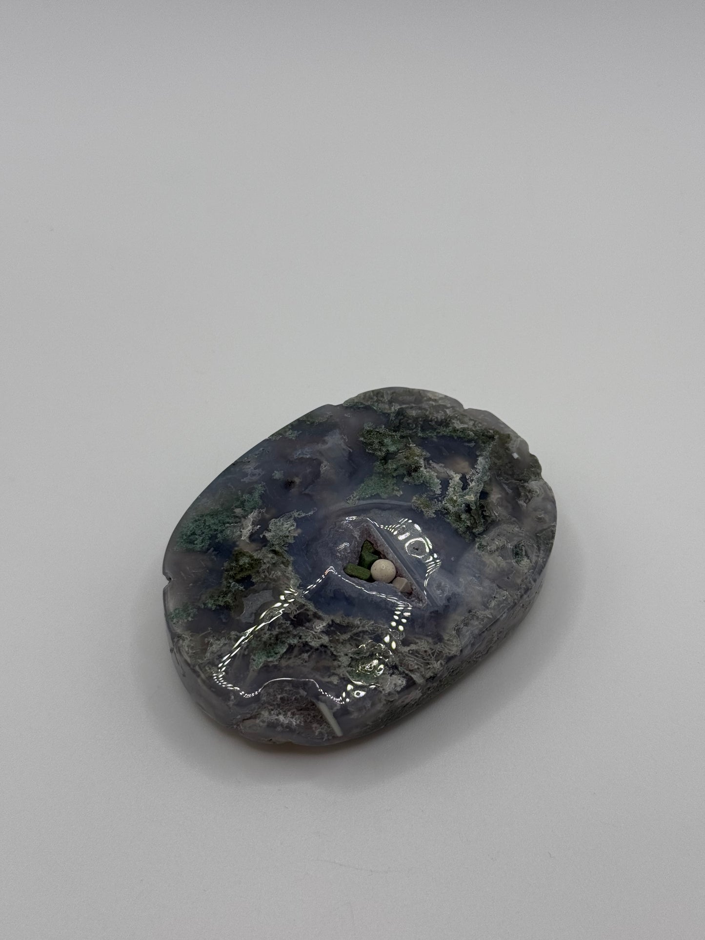Moss Agate Palmstone
