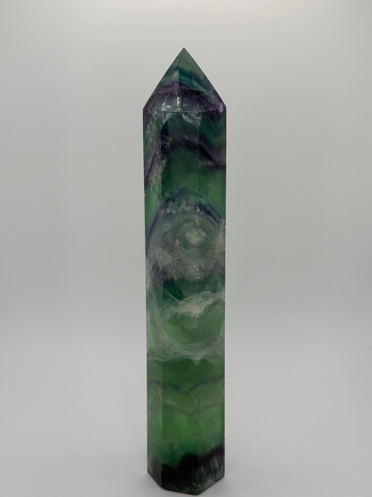 Rainbow Fluorite Statement Tower