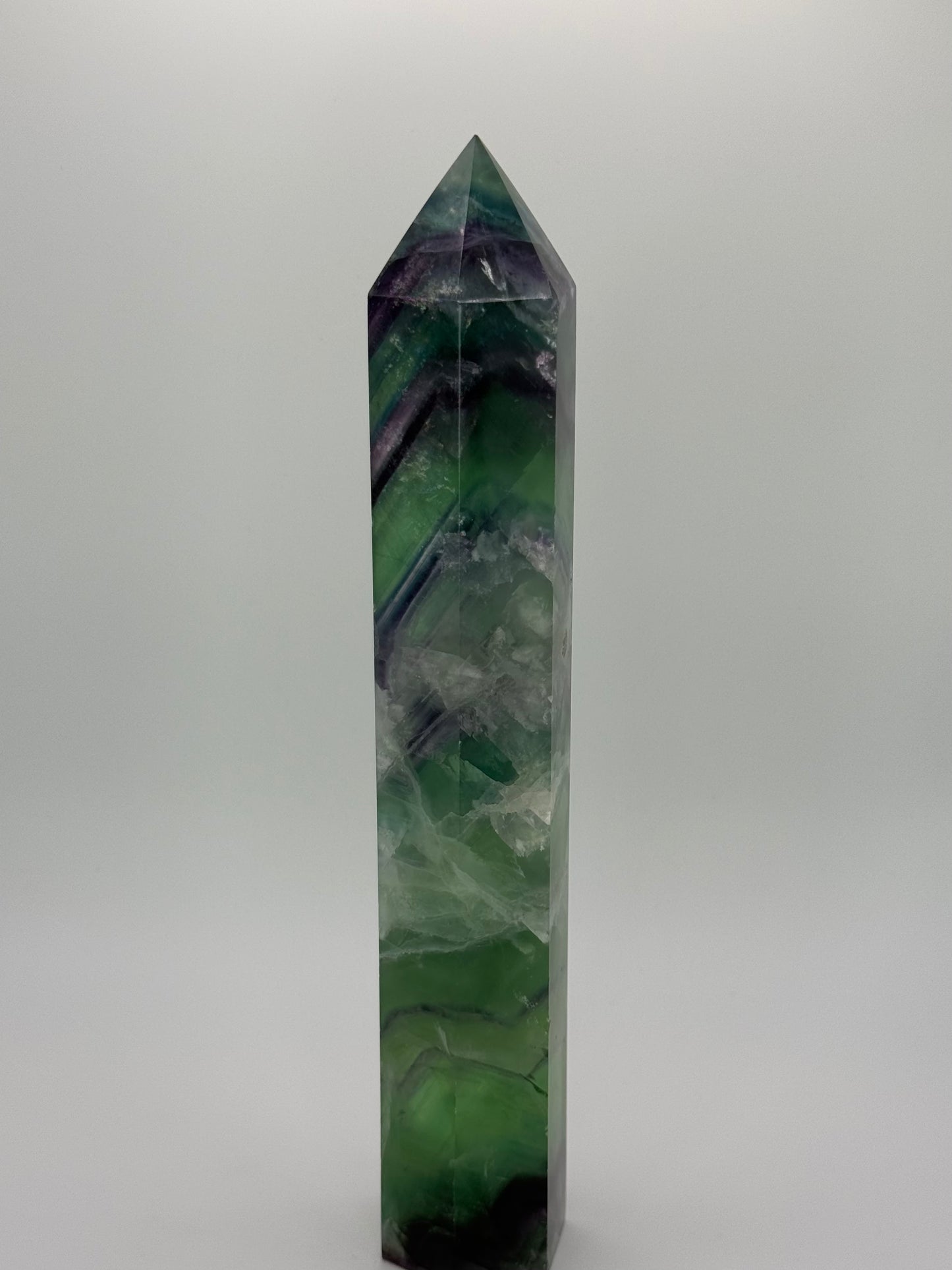 Rainbow Fluorite Statement Tower