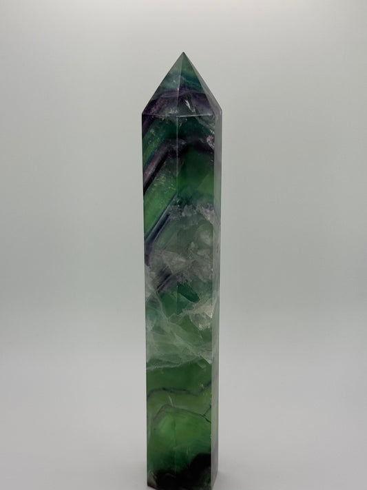 Rainbow Fluorite Statement Tower