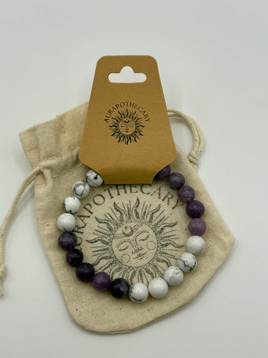 Equilibrium | Lepidolite + Howlite