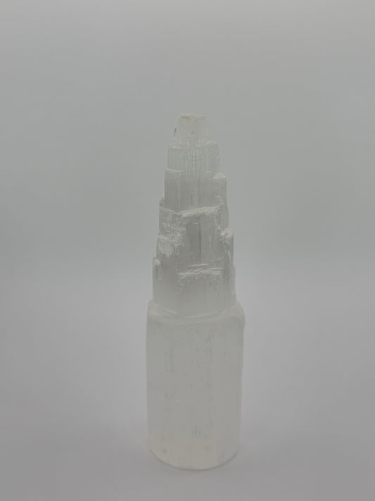 Satin Spar Selenite Tower