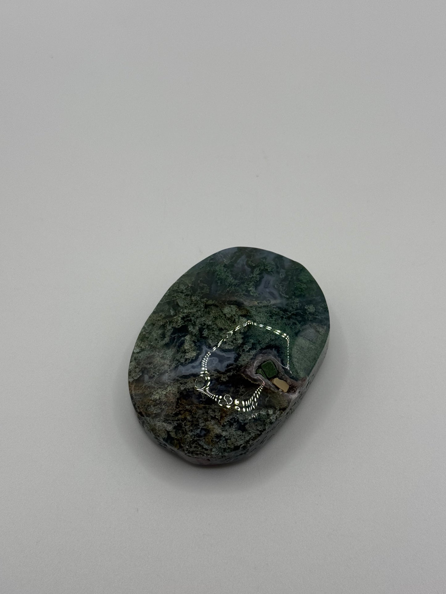 Moss Agate Palmstone