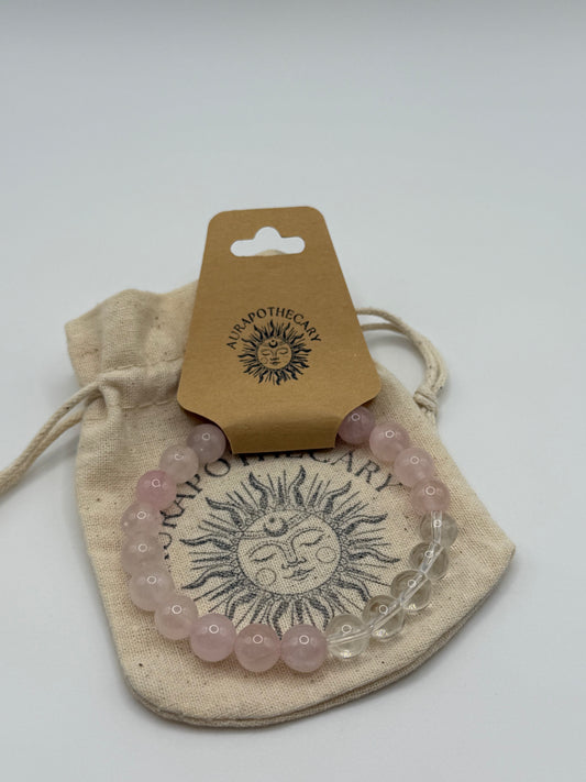 Self Love | Rose Quartz + Clear Quartz